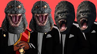 Godzilla vs King Kong - Coffin Dance Meme Song Megamix (Cover)