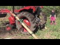 How to get a stuck tractor unstuck