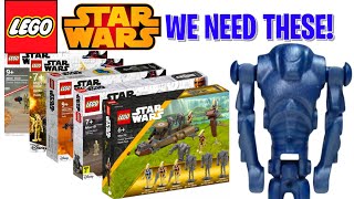 Top 5 Droid Battle Packs Lego Needs To Make!  - 2023 Set Ideas