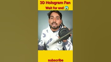 #shorts 3D Hologram Fan - ये हे एक पंखे का कमाल - 100%Unique And Real #crazyxyz