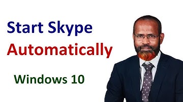 how to start skype automatically on windows 10