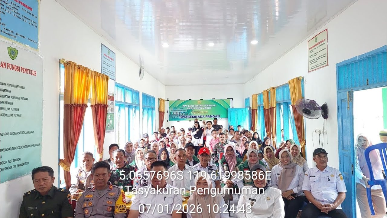 Pengumuman Swasembada Pangan BPP Tanralili