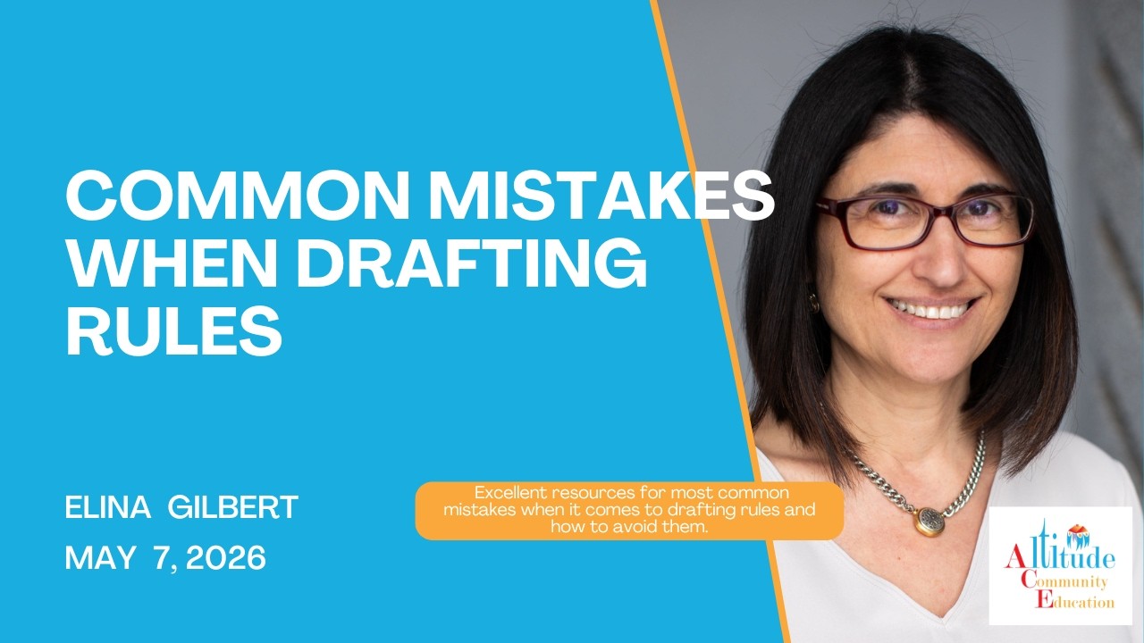 Common Mistakes When Drafting Rules
