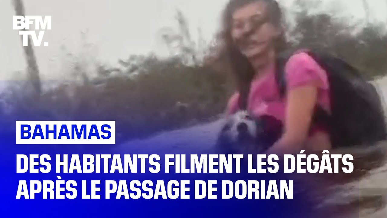 Dorian: aux Bahamas, des habitants filment les dégâts causés par l'ouragan bfmtv i shot the sheriff