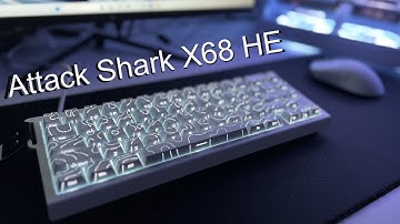 ATTACK SHARK X68 HE Rapid Trigger Keyboard - Unboxing #attackshark #X68HE #gaming