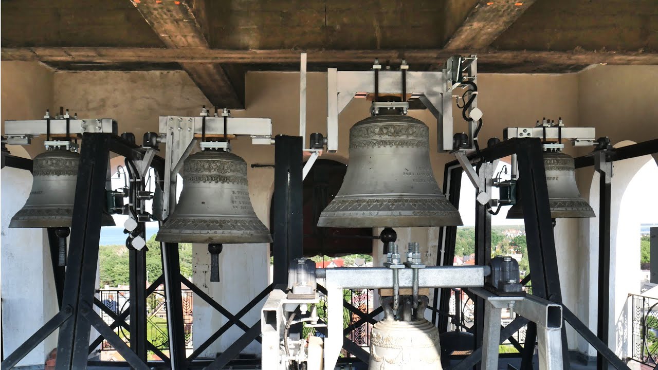 Jastarnia - Dzwony kościoła pw. Nawiedzenia NMP (po remoncie) [Dzwony w Wieżach Polski #214]