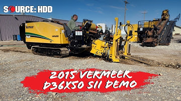 2015 Vermeer D36x50 Series II drill demo | SOURCE: HDD