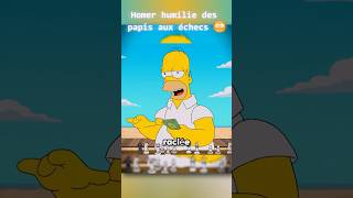 Homer humilie des papis aux échecs ♟️😳#Simpsons #HomerSimpson #thesimpsons #bartsimpson #homer