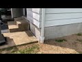 Gap between steps and porch