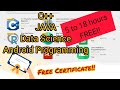 TOP 9 FREE Tech Courses With Free Certification!! | C++,Java, Android Programming, ML etc.|TUTORIEX