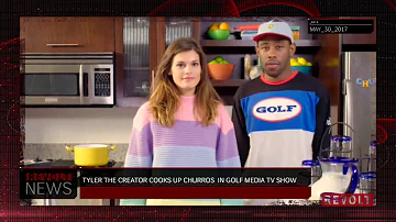 Tyler The Creator Cooks Up Churros In Golf Media TV Show