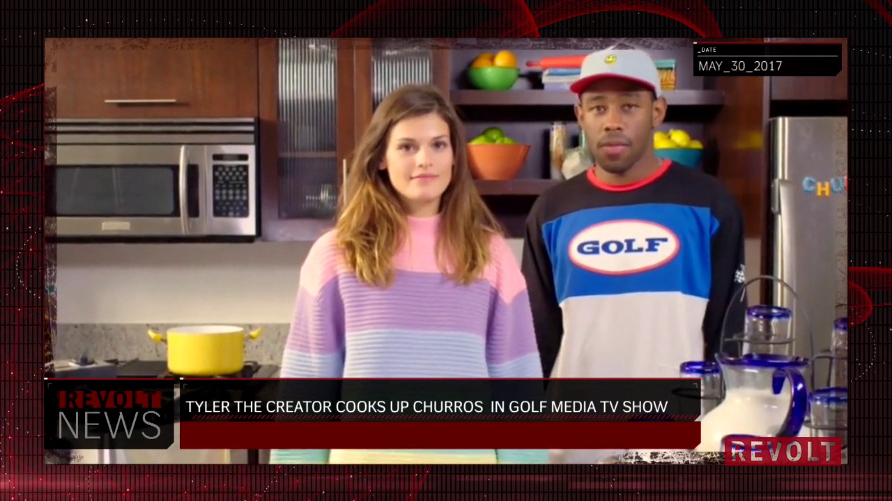 Tyler The Creator Cooks Up Churros In Golf Media TV Show 