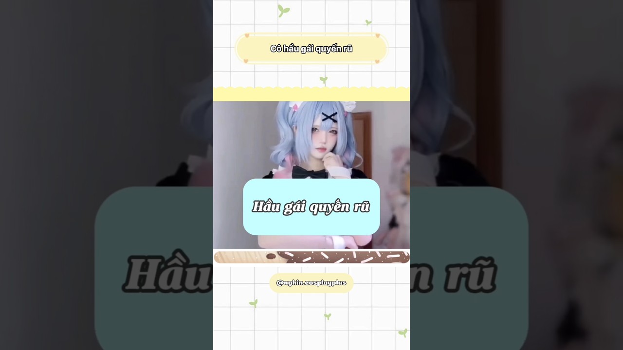 Hầu gái quyến rũ #cosplay #cosplayer #gameplay #gamer #short