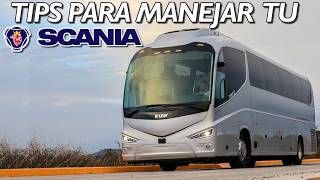 ¡TIPS para manejar tu autobús SCANIA con el Máster Driver!