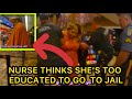 Black Entitled Nurse Thinks She Can’t Be Arrested, Cops Come & Prove Her Wrong