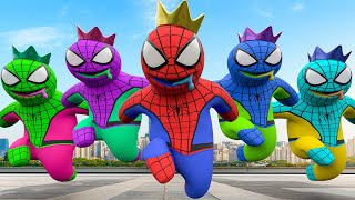 Rainbow Friends 3 | RAINBOW FRIENDS But They're SPIDER-MAN?! | Comedy Video | 2D 3D Animation IRL