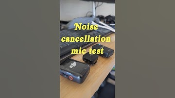 Noise cancellation Mic test!