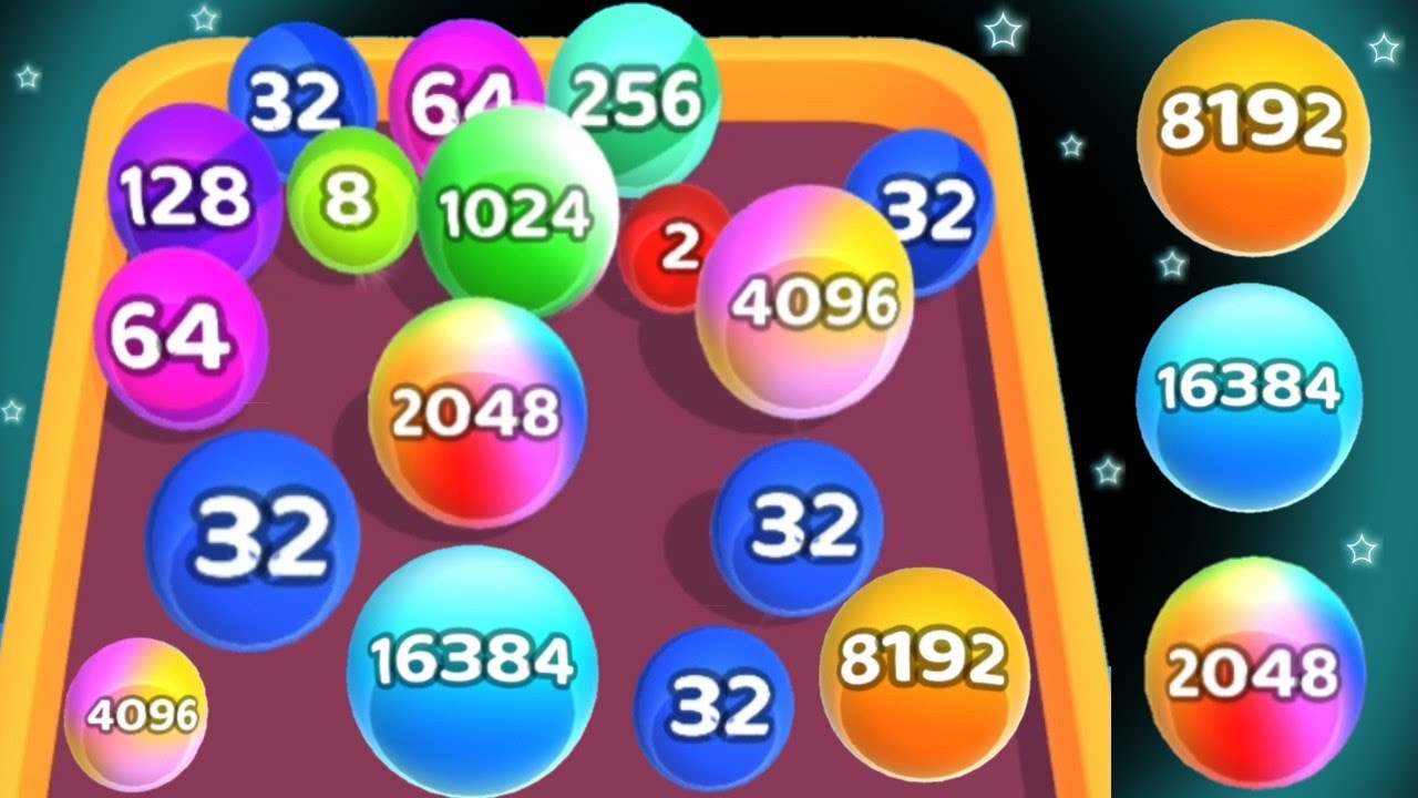 4588さま2048 Bubble 2048 3D - ( Unlock 8192, 16384)#gameparkarea #2048 - YouTube
