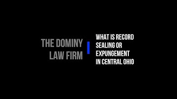 Expungement / Record Sealing in Central Ohio