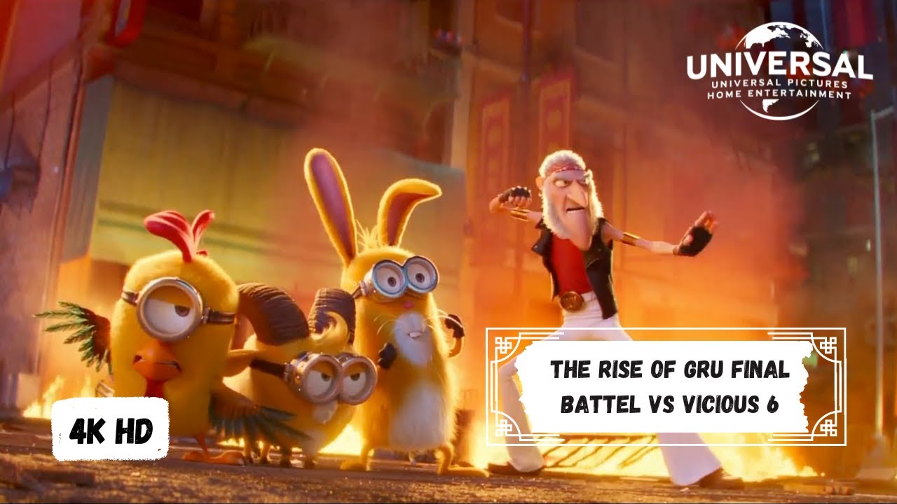 Minions The Rise of Gru Final Battle (2022) [HD] | Kevin, Stuart, & Bob ...