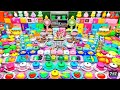 7:17) satisfying with unboxing cute baby girl kitchen set toys video//Mimi toys MASS 🌈 video 
