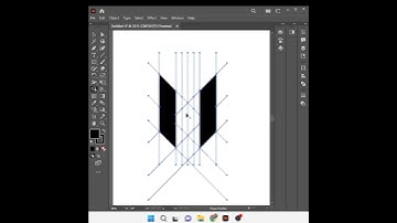 Monogram MV logo #shorts #illustrator #tutorial