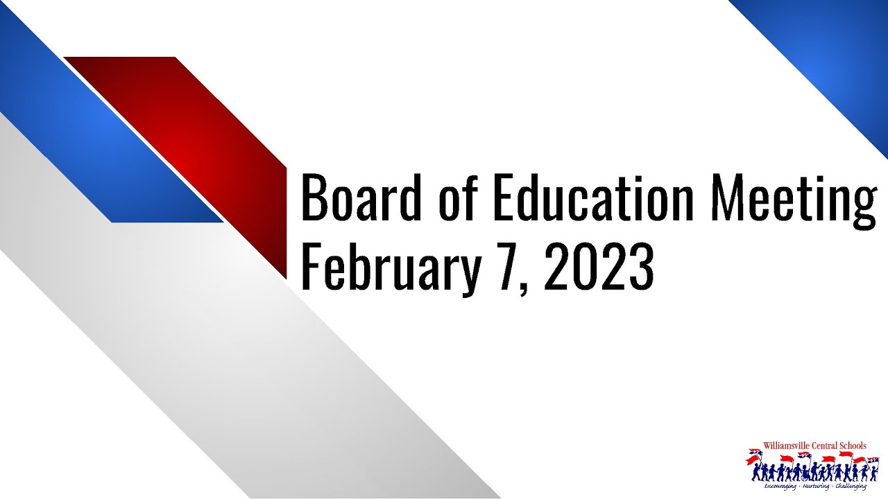February 7, 2023 - Board of Education Meeting