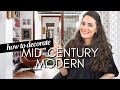 How to Decorate Mid-Century Modern | Interior Design Styles Explained