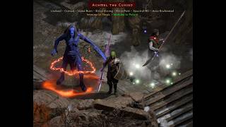 First Ubers on Reign of the Warlock [D2R] with Echoing Strike Pre-Nerf [Single Player] #D2R #RotW