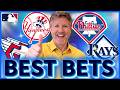 MLB Predictions TODAY! Yankees vs Phillies | Guardians vs Rays | Friday MLB BEST Bets