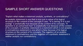 PHL247 Lecture 21 - Review