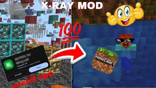 How to add x-ray mod in Minecraft bedrock edition 👍🏻