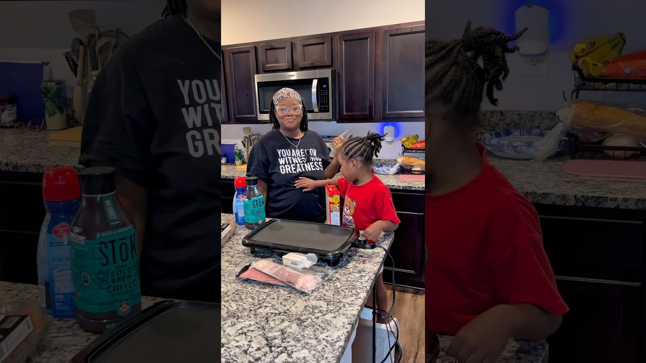 Breakfast w/ some big news❤️ 