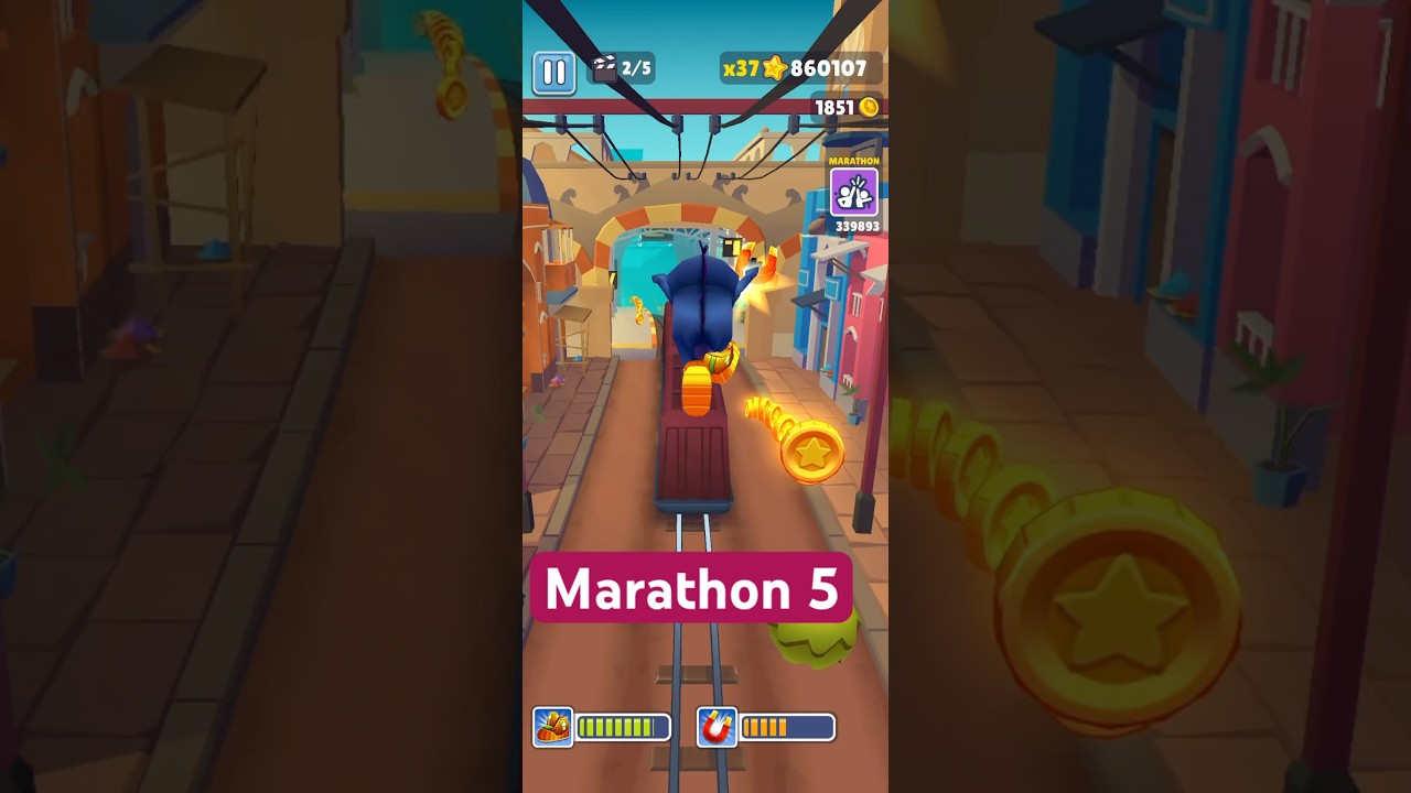 Subway Surfers Marathon Challenge 5 🏃‍♂️🔥