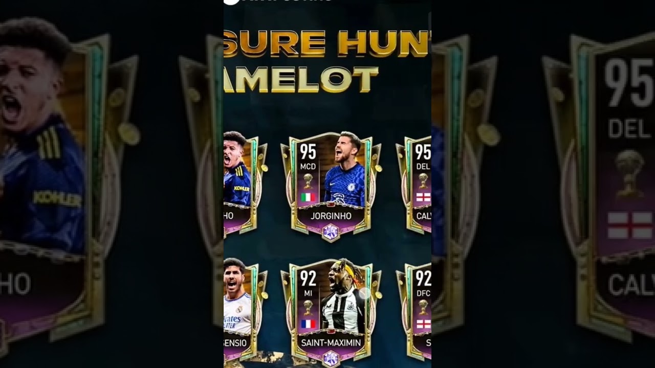 NEW EVENT TREASURE HUNT: CAMELOT PLAYERS CARDS CONCEPTS AND DESIGN