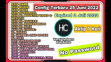 Terbaru ! CONFIG HTTP CUSTOM All Operator 25 JUNI 2022 | Aktip 7 Hari | No Password