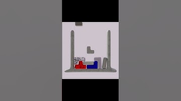 Soft Body №2 | Tetris #shorts #blender3d #blender #softbody