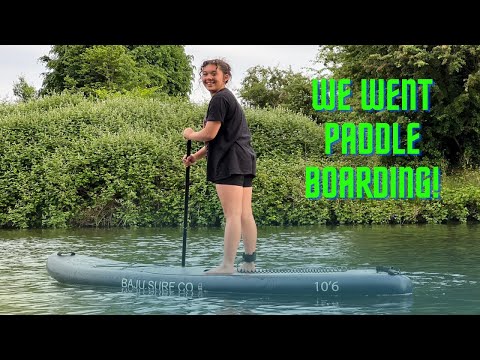 KAYAKING & PADDLE BOARDING ON THE THAMES!! VLOG | Vivi, Sav & Ray Ray