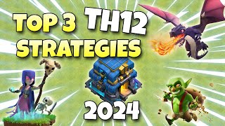 Top Easy TH12 Attack Strategies for 2024 with New Equipment | Clash of Clans