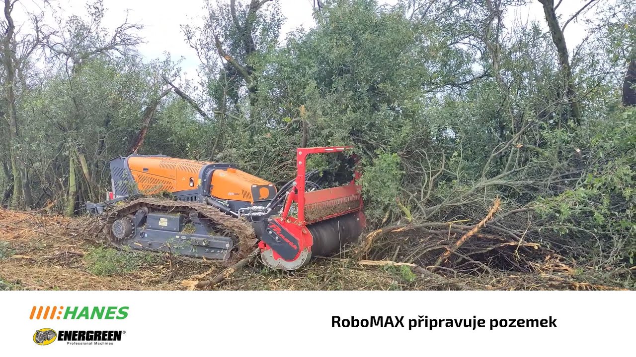 RoboMAX připravuje pozemek