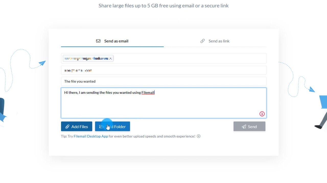 How to send files using filemail youtube