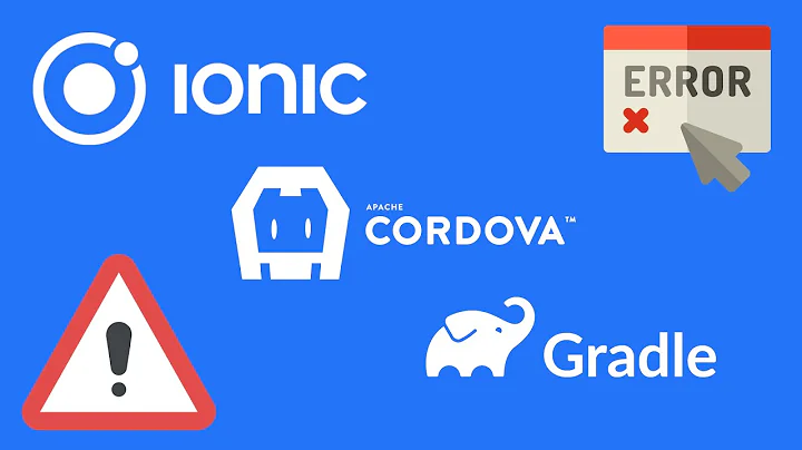 How to fix could not find gradle error in ionic