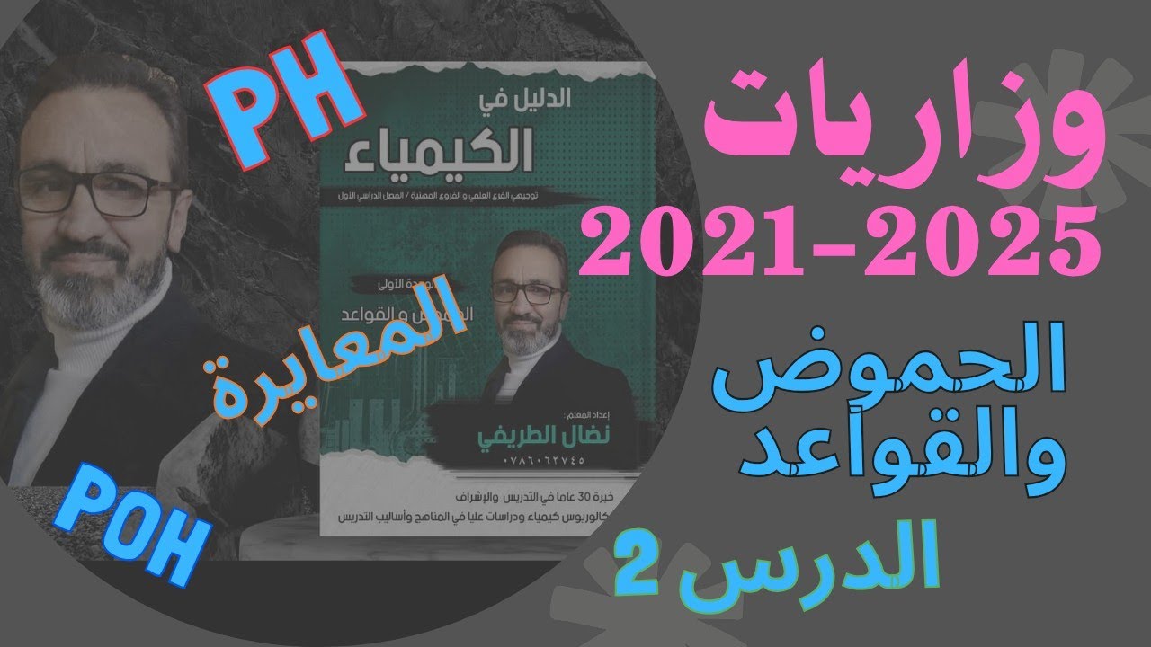 توجيهي 2008- وزاريات-الحموض والقواعد/الدرس2
