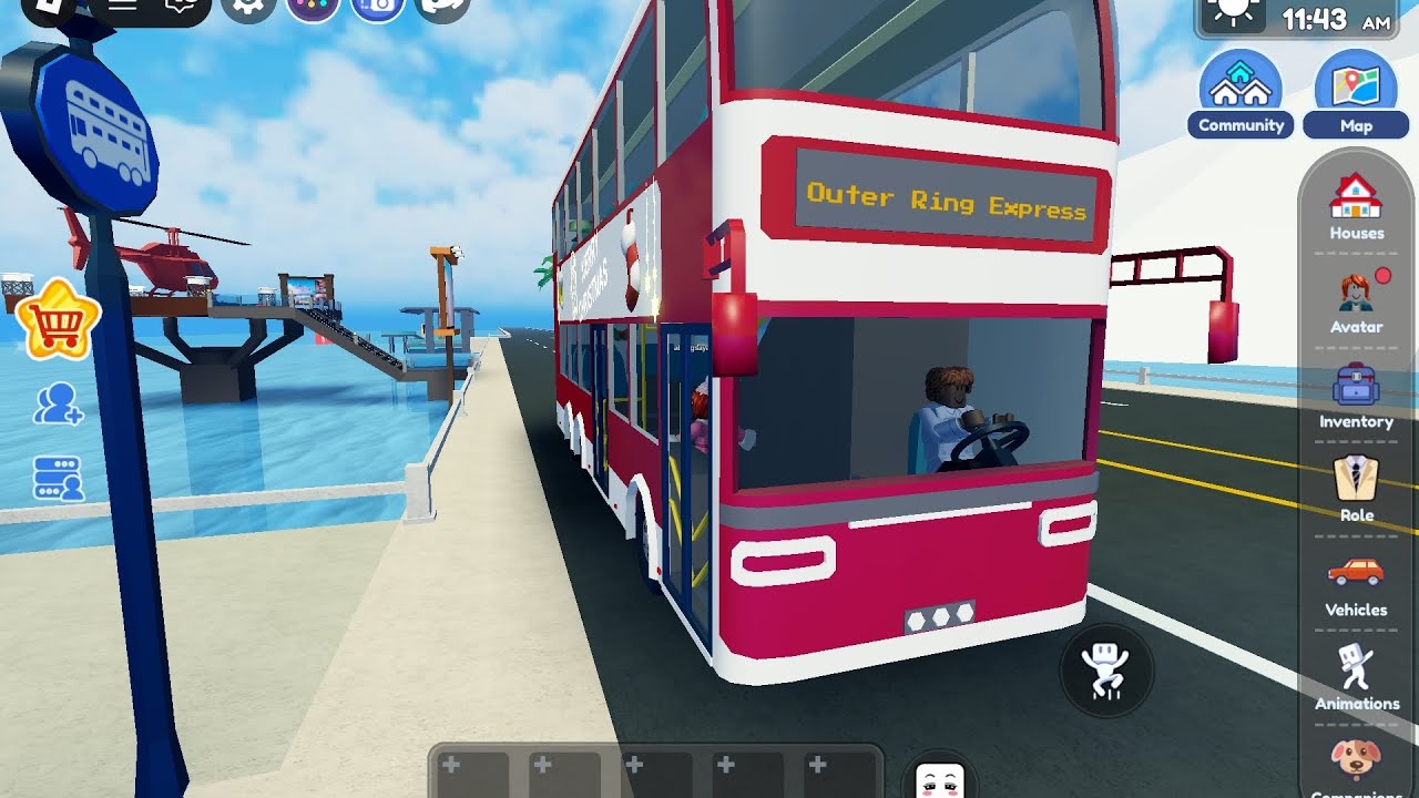 Wheel on the bus red white big! 2 part 15