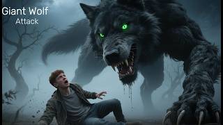 Giant Wolf Attacks Mountain Village Terrifying Horror Story