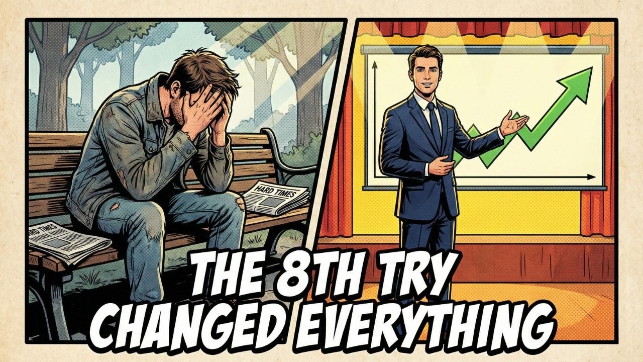 Graded Reader English Story | He Failed 7 Times, Lost Everything – Then This Happened