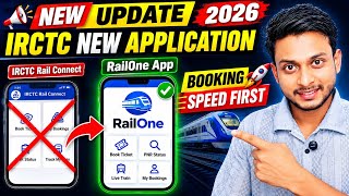 IRCTC NEW APPLICATION 2026 | IRCTC Rail Connect Shutting Down? New RailOne App Update | Booking S... screenshot 5
