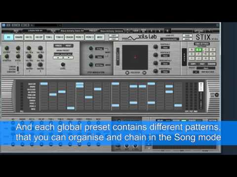StiX Drum Machine Wave Alchemy Drumkits Demo