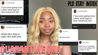 Qna While in Quarantine Cause... Why Not?