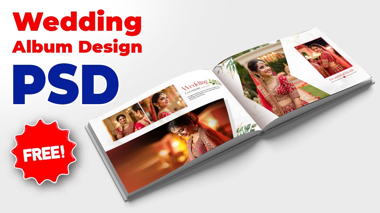 Wedding album design 